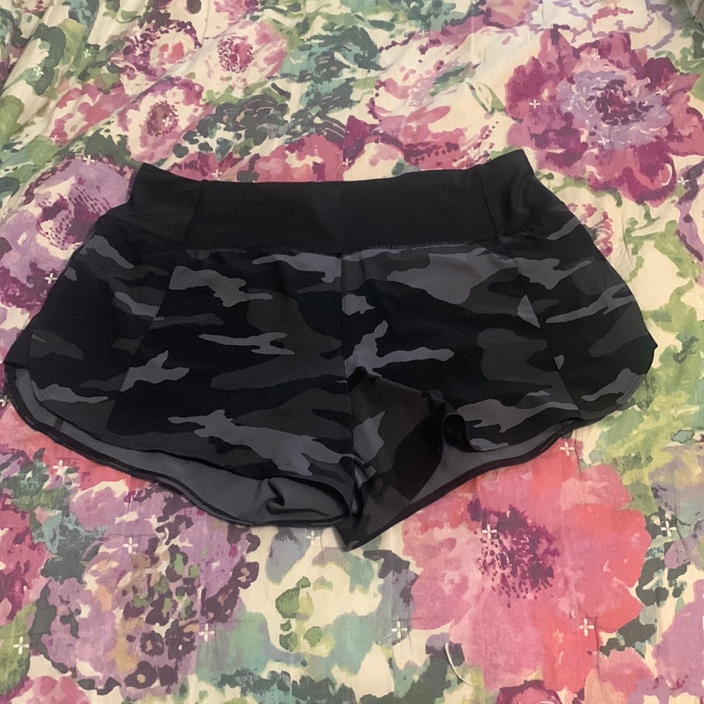 Athleta camouflage running shorts